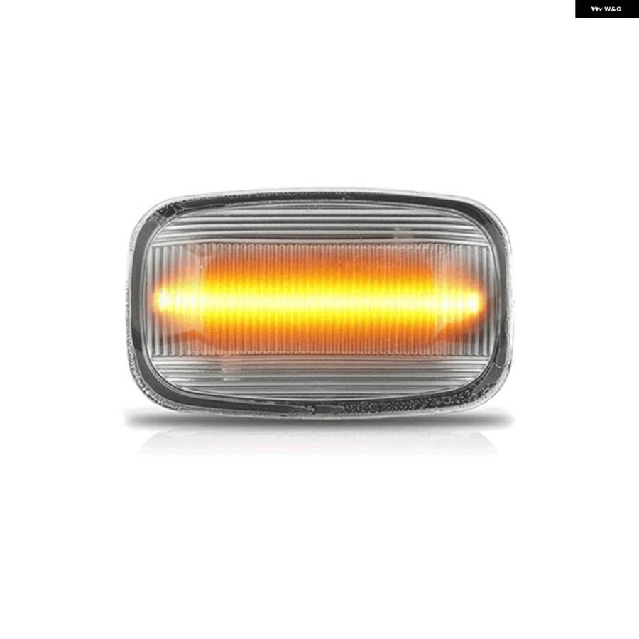 並行輸入品トヨタ ランドクルーザー 70 80 100シリーズ 12V 流れる ウィンカーライト サイドリピーター ダイナミック LED サイドマーカー | ブランド登録なし | 07