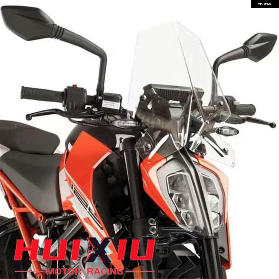 並行輸入品 オートバイ ウインドシールドデフレクター ウインドシールド DUKE125 390 2017 - 20 DUKE125 DUKE390 カスタム パーツ_5