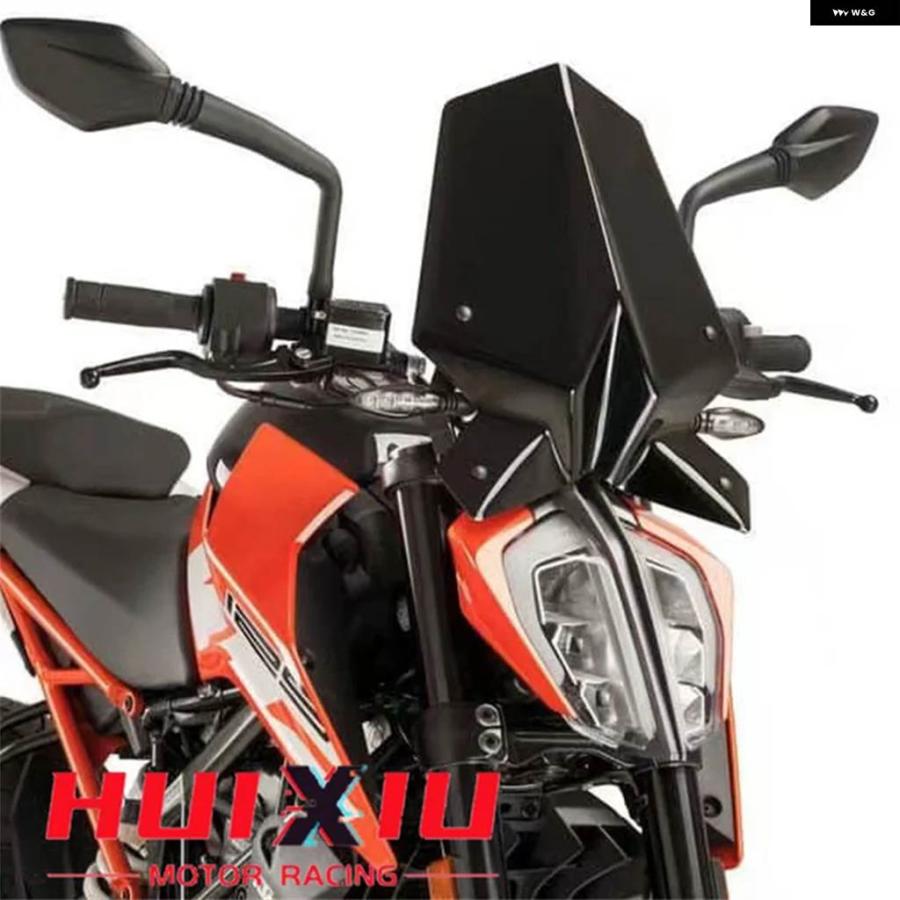 並行輸入品 オートバイ ウインドシールドデフレクター ウインドシールド DUKE125 390 2017 - 20 DUKE125 DUKE390 カスタム パーツ_6