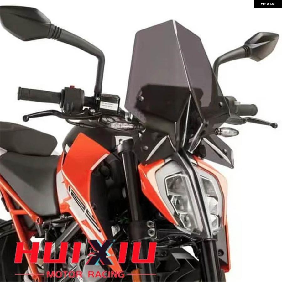 並行輸入品 オートバイ ウインドシールドデフレクター ウインドシールド DUKE125 390 2017 - 20 DUKE125 DUKE390 カスタム パーツ_7