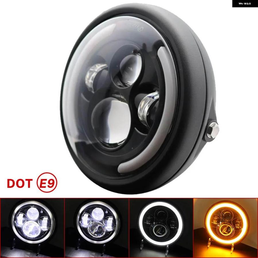 並行輸入品 7.5インチラウンド ヘッドライト ホンダ 7インチLED オートバイ ヘッドライト カスタム パーツ アクセサリーの画像