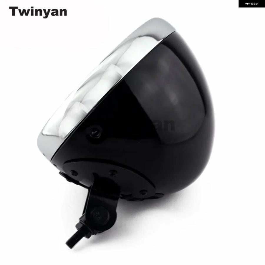 並行輸入品 オートバイ ラウンド 7インチ LED ヘッドライト ハウジング ヘッドランプ ライトシェル ハーレー 7インチ ヘッドライ_7