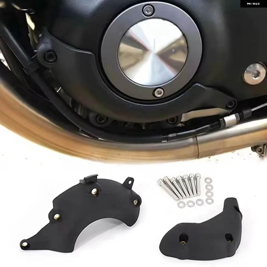 並行輸入品 ボンネビルT100 T120ストリートスクランブラー用 オートバイ エンジン ステーターカバー ケース スライダー ガード_3