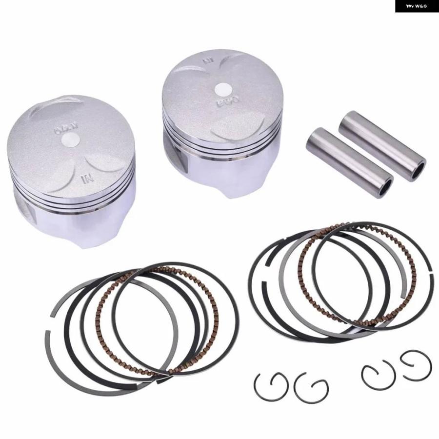 並行輸入品 64MM 64.25MM 64.5MM 400CC オートバイ エンジン ピストンリング キット STD +25 +50 +0.25 +0.5 ホンダ KWO STEED 4_8