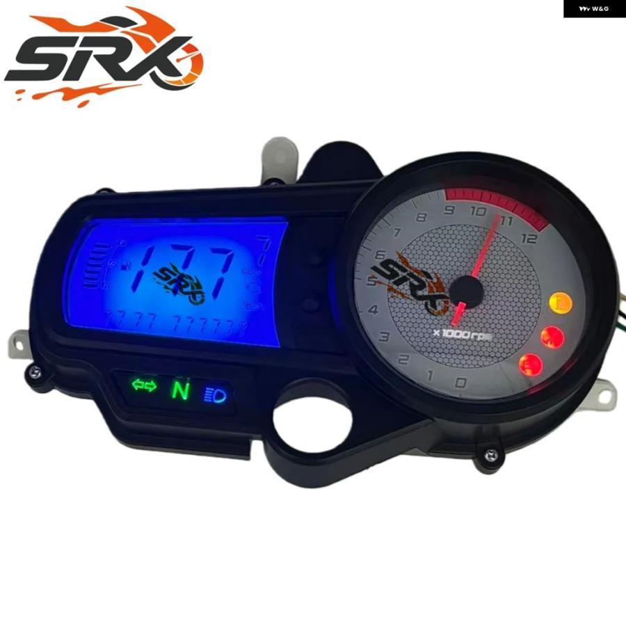 並行輸入品 LCDRPM バイク スピード メーター デジタルメーターゲージ