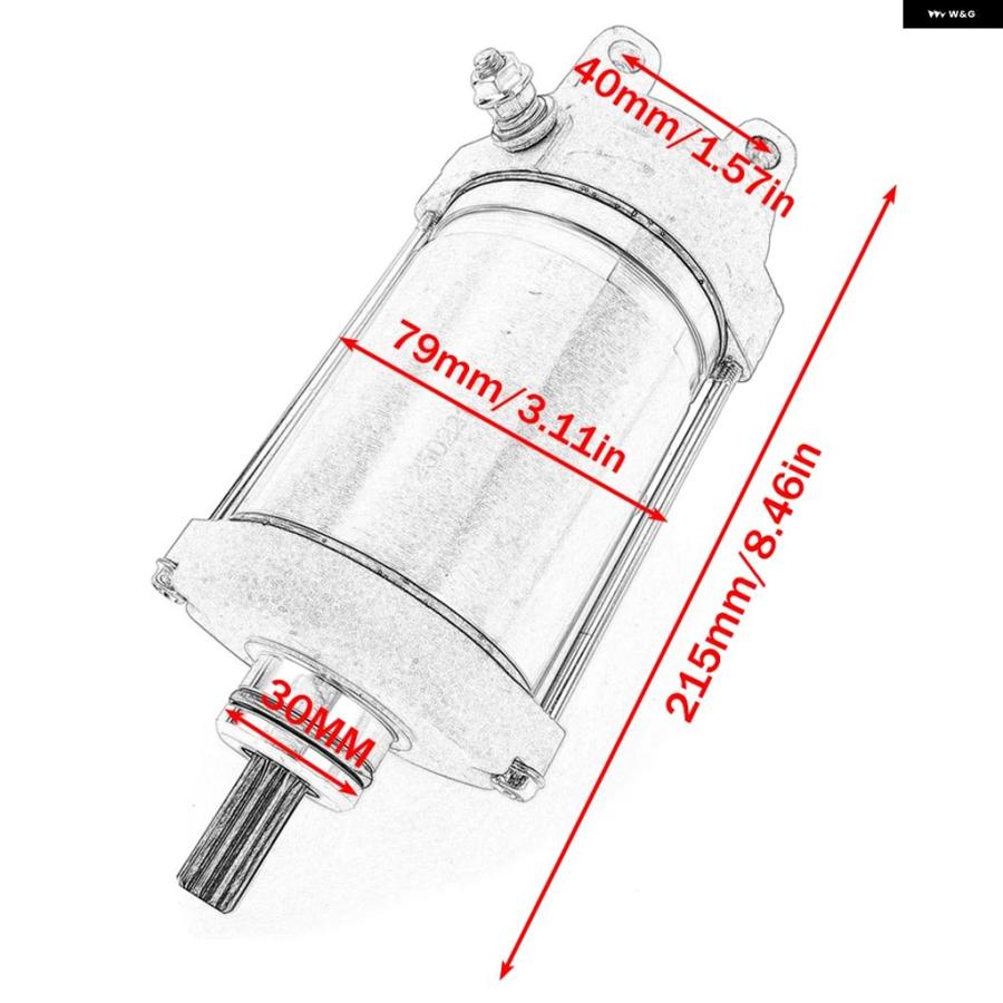 並行輸入品 8ES-81890-00 スターターモーター ヤマハ RS10 RS90 RST90
