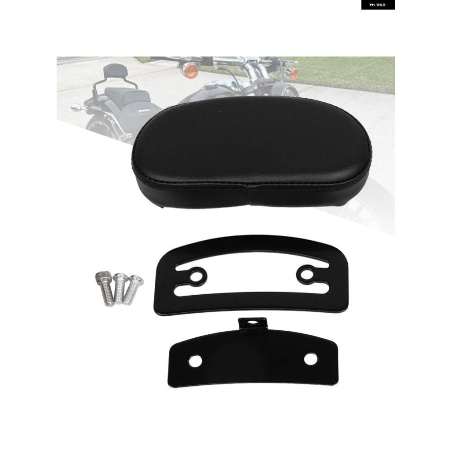 ブランド登録なし - 並行輸入品 自動二輪車 フラットランダー ミニ シーシーバー バックレスト パッド ハーレー ヘリテイジ ソフテイル ダイナ 運動競技はやりっ子 883 1200 ファットボ
