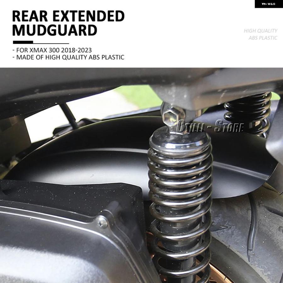 ブランド登録なし - 並行輸入品 X-MAX300 2018-2023 後押し マッドガード 自動二輪車 銀輪 取りまかなう どろ除け ヤマハ XMAX300