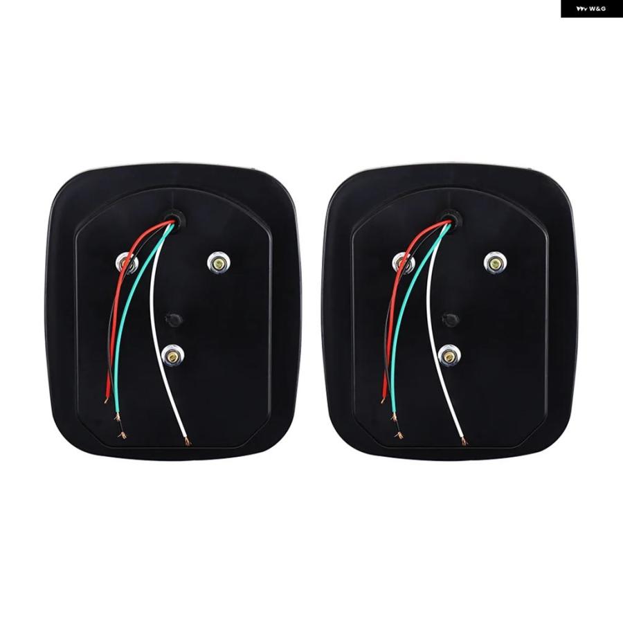 ブランド登録なし - 並行輸入品 12V LED 貨物自動車 照明ランプ テールランプ ジープ ラングラー TJ YJ CJ 貨物自動車 トレーラ小舟赤/黄ともし火役立つこと