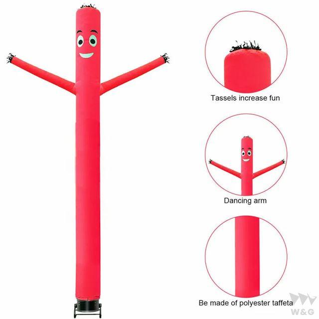激安通販には要 20フィート空の空気人形のダンサーの膨脹可能な腕の空転の管の人の風の飛行の踊り