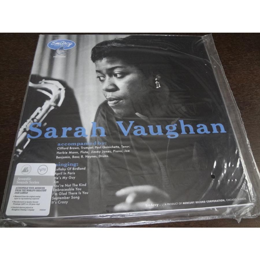 180g LP Sarah Vaughan サラ・ヴォーン / Acoustic Sounds Series