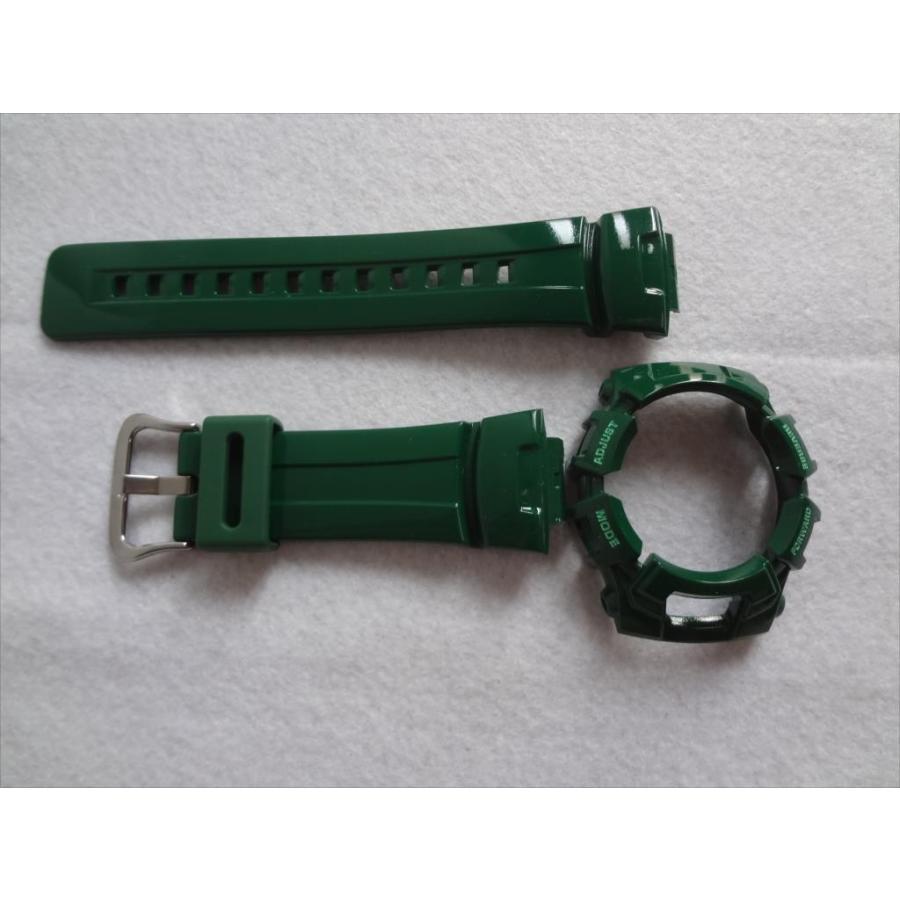 虎*吉様 【レアモデル超美品】G-SHOCK G-2300GR ベゼル・ベルトは CASIOカシオ純正G-SHOCK G-2300GR-3JF用ベルトとベゼルのセット