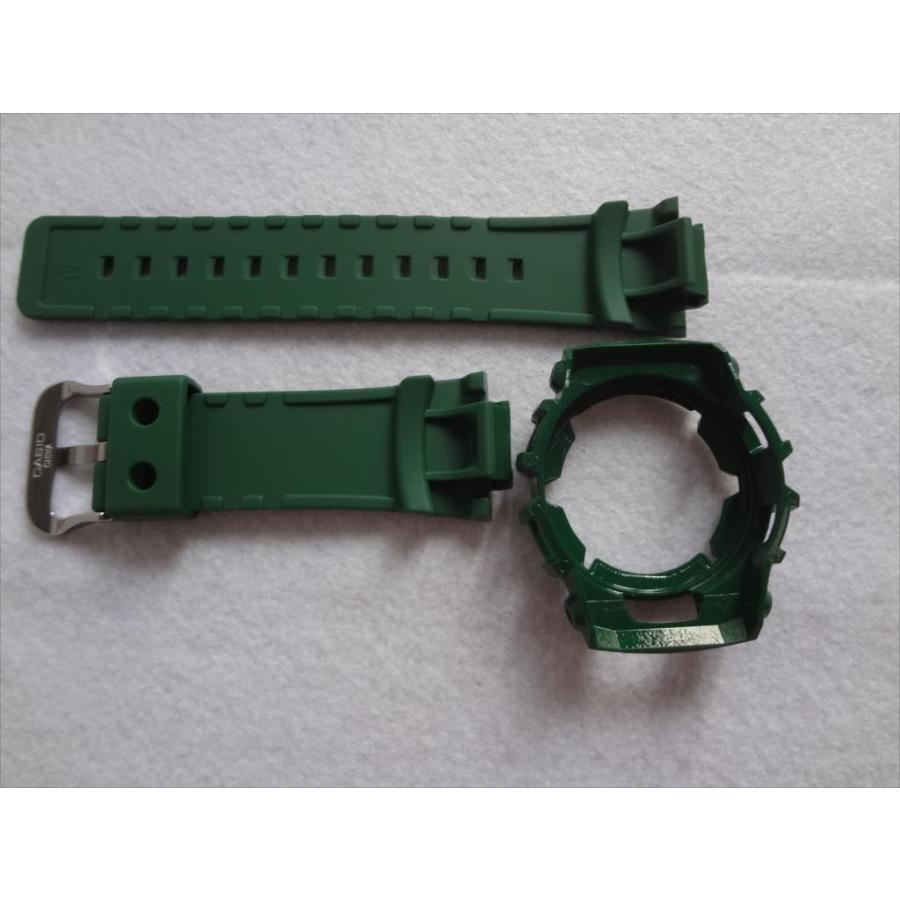 CASIOカシオ純正G-SHOCK G-2300GR-3JF用ベルトとベゼルのセット Green