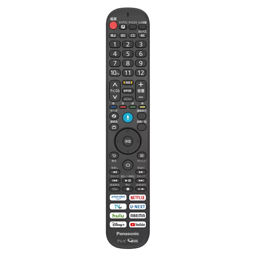 パナソニック テレビ リモコン 2AC1LFWJCSZA(N2QBYA000087の代替品
