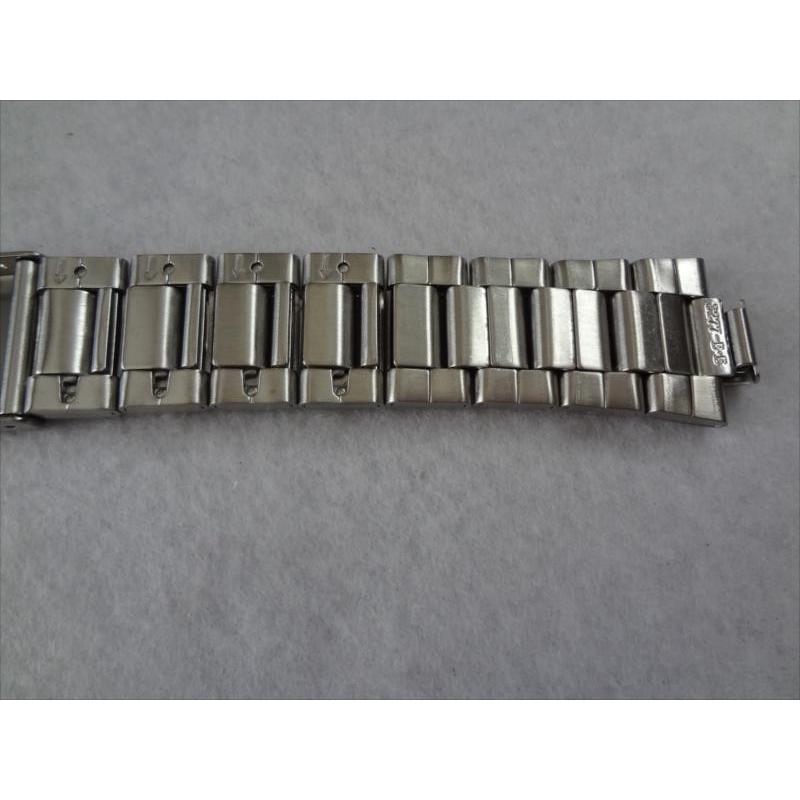 SEIKO⚡ステンレススチール 三つ折れプッシュ式❗凹み、キズあり