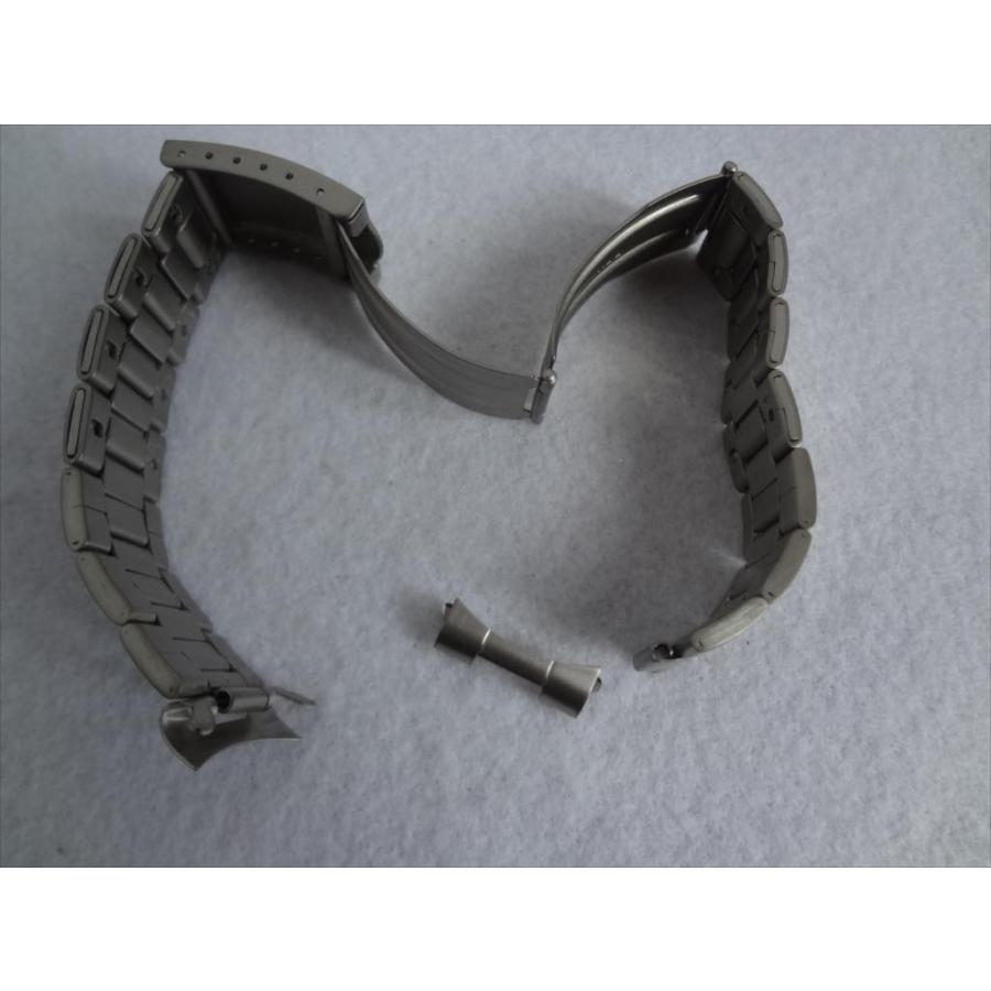 Seiko純正バンド SNA113, 7T62-0BF0用チタニウムベルト 20mm Titanium