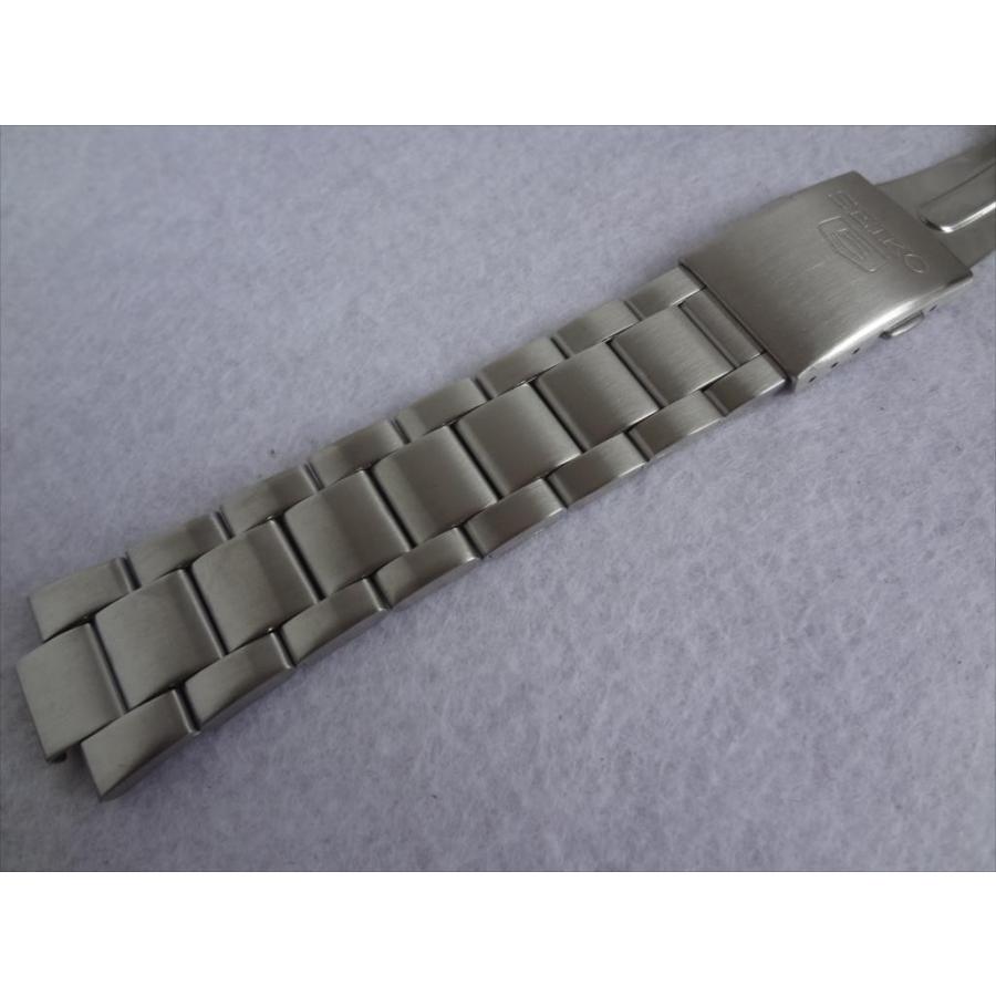 Seiko 5 純正 腕時計 バンド 7S26-02T0 用 ステンレスベルト : パーツ