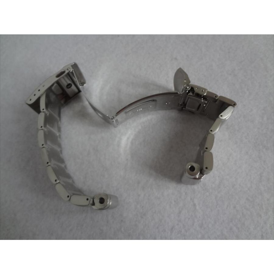 SEIKO セイコー 腕時計ベルト メタルバンド チタン ステンレス 20mm Seiko 純正 腕時計ベルト SRP043 ,4R15-00D0 等用 20mm ステンレス