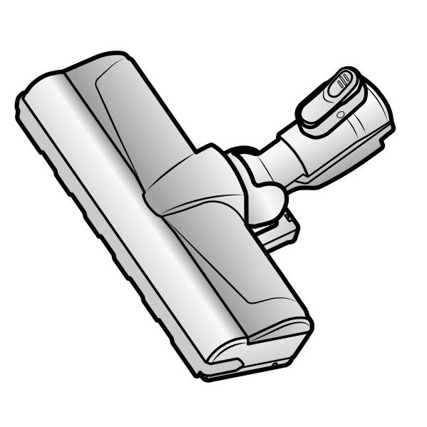 東芝 純正 掃除機 VC-CLS11用 床ブラシ ノズル 部品 4145A145 : パーツ