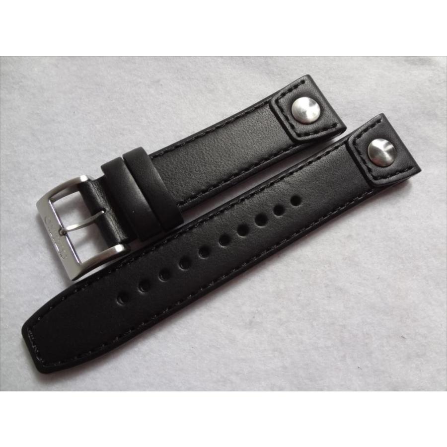 SEIKO 純正 腕時計バンド SNQ043P1, 6A32-00E0等用 レザーベルト 22mm