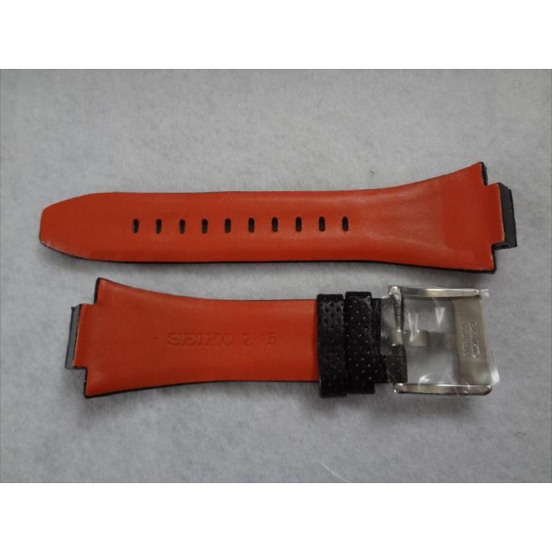 SEIKO純正7L22-0AD0,SNL029用15mmバンドSPORTURAレザーベルト : パーツ