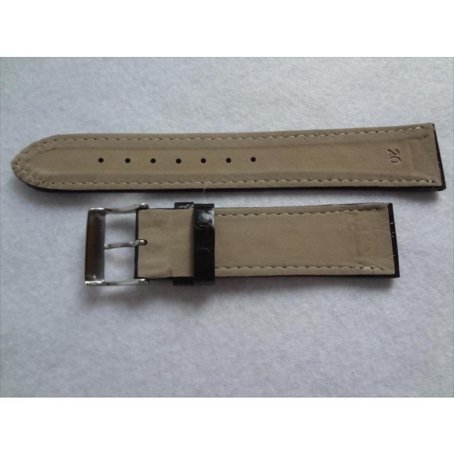 Citizen純正レザーベルト 20mm REGUNO レグノ KL7-019-50用バンド 黒