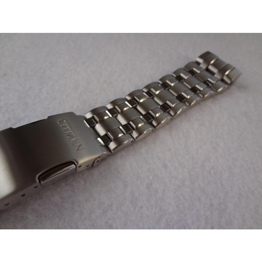 CITIZEN スーパーチタニウム シルバー 金属ベルト 調整可能　幅20mm Citizen 純正 NB6021-68L 9051-S129028用チタンベルト