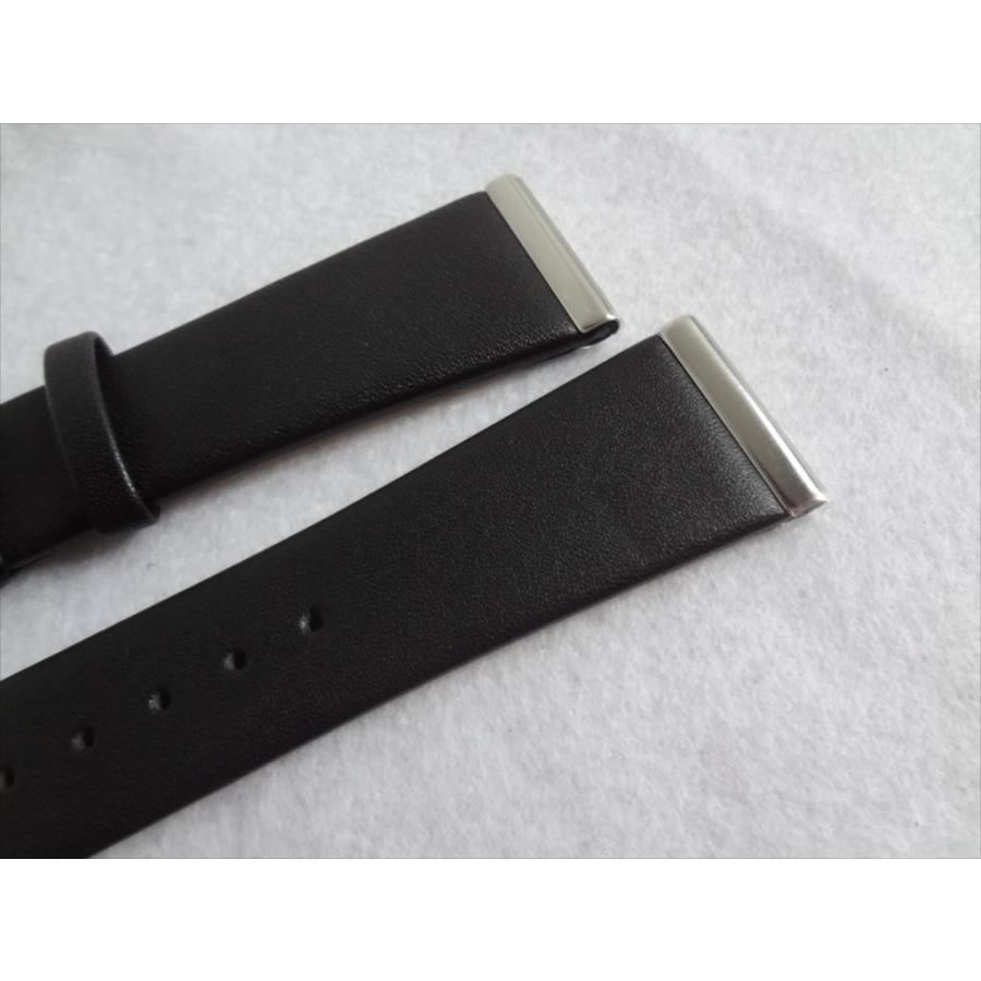 腕時計 CITIZEN純正ベルト レザー（ブラック） Citizen 純正 23mm 腕時計ベルト BL6005-01E用レザーバンド 黒色 黒