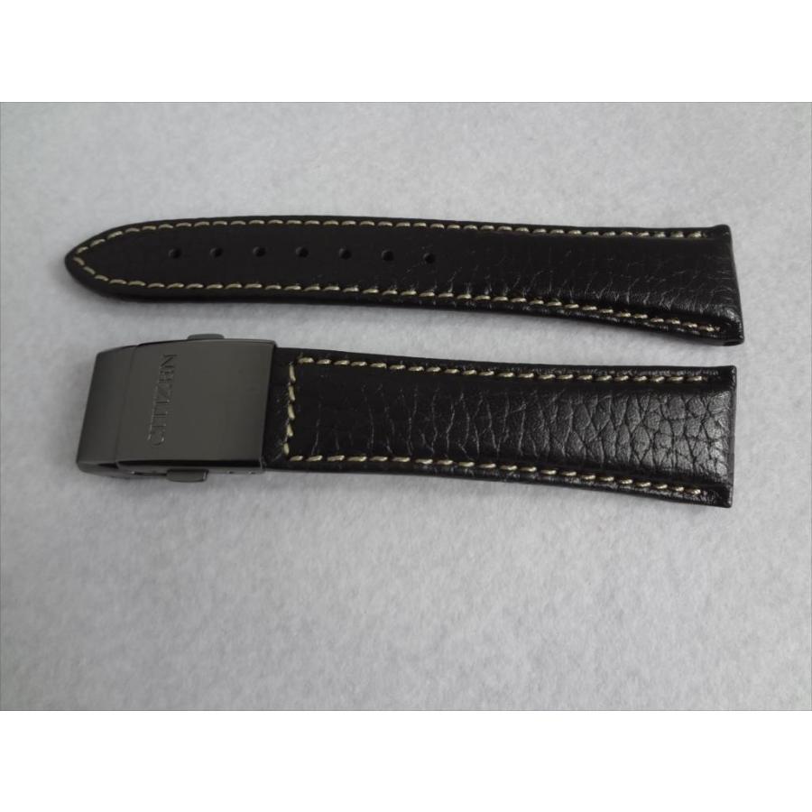 シチズン Citizen純正 腕時計ベルト 22mm AS4035-04E用バンド 黒色