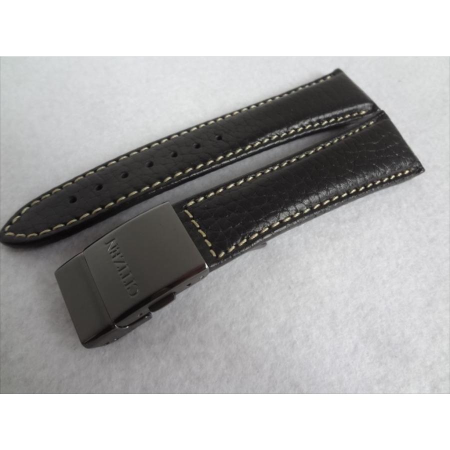 シチズン Citizen純正 腕時計ベルト 22mm AS4035-04E用バンド 黒色