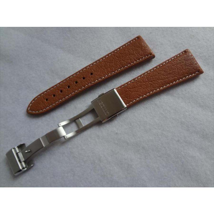 在庫有 Citizen 純正 腕時計ベルト 23mm AS4020-44B 用レザーバンド