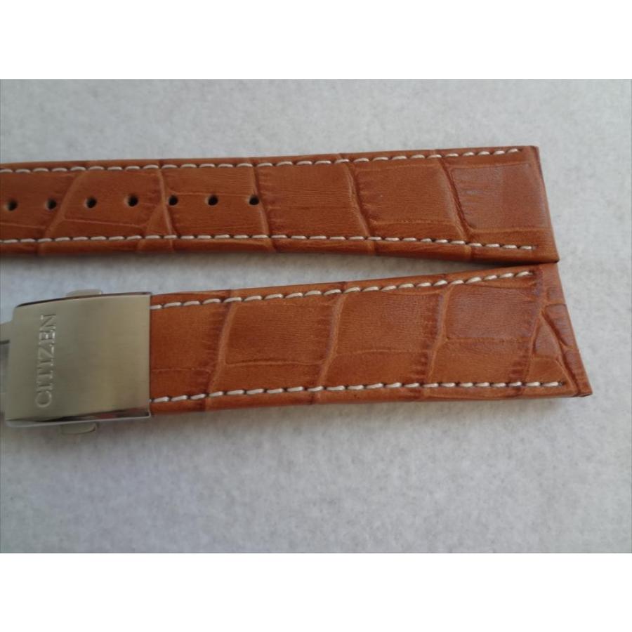 シチズン Citizen純正 腕時計ベルト 23mm AT8017-08A 用レザーバンド