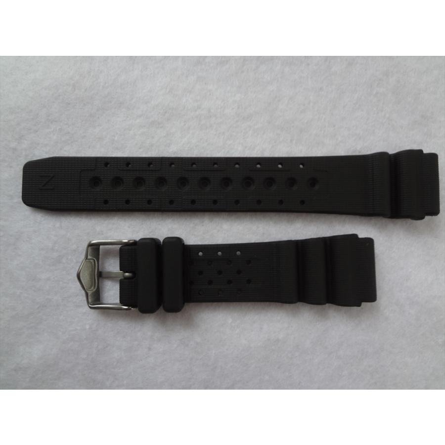 Citizen 純正 20mm ベルト PMA56-2791等用 腕時計バンド 黒 59-G0063の