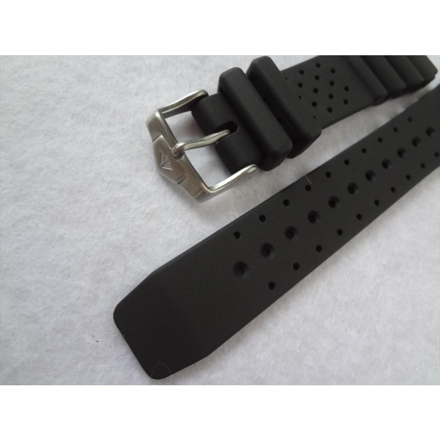 Citizen 純正 20mm ベルト PMA56-2791等用 腕時計バンド 黒 59-G0063の