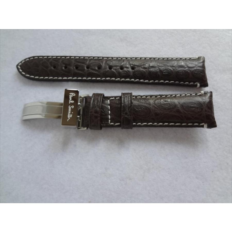 Citizen純正ベルト ポールスミス8210-T009506用 20mm クロコダイル