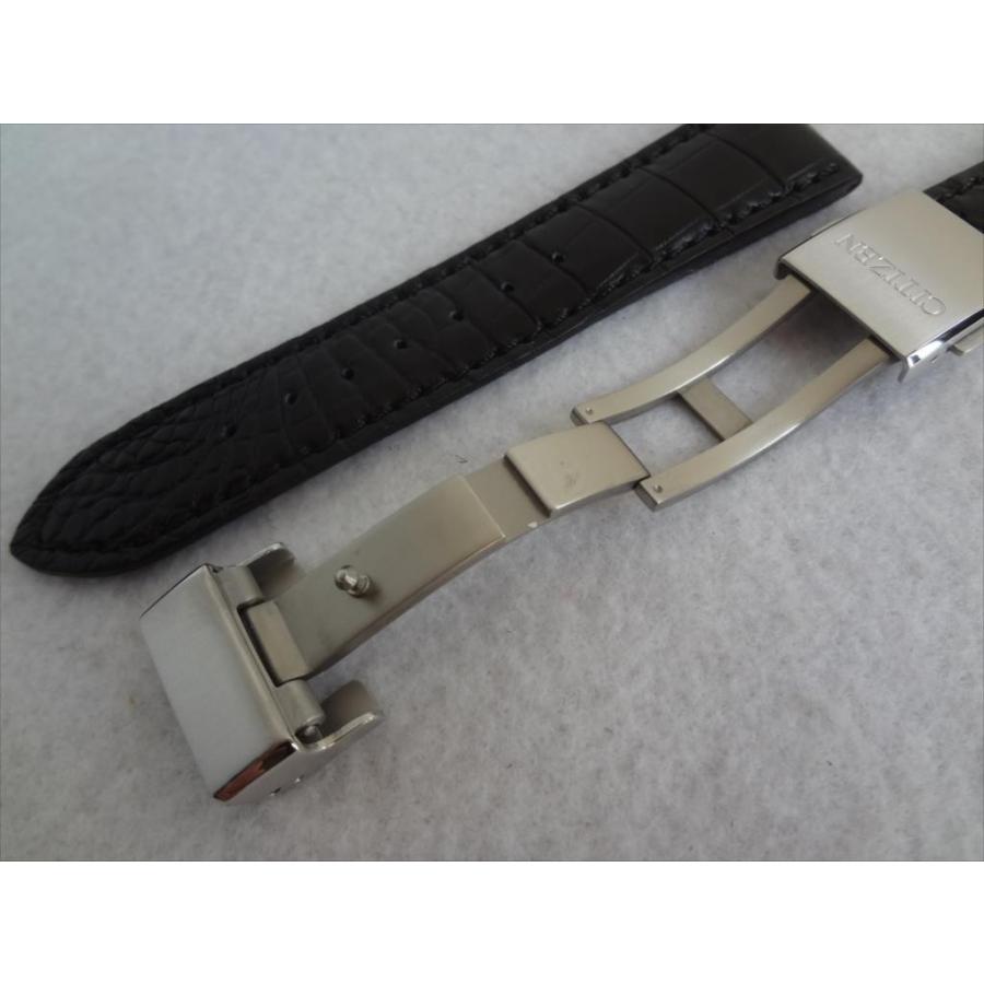 Citizen EXCEED 純正 20mm クロコダイルバンド AT9056-01L 用 レザー