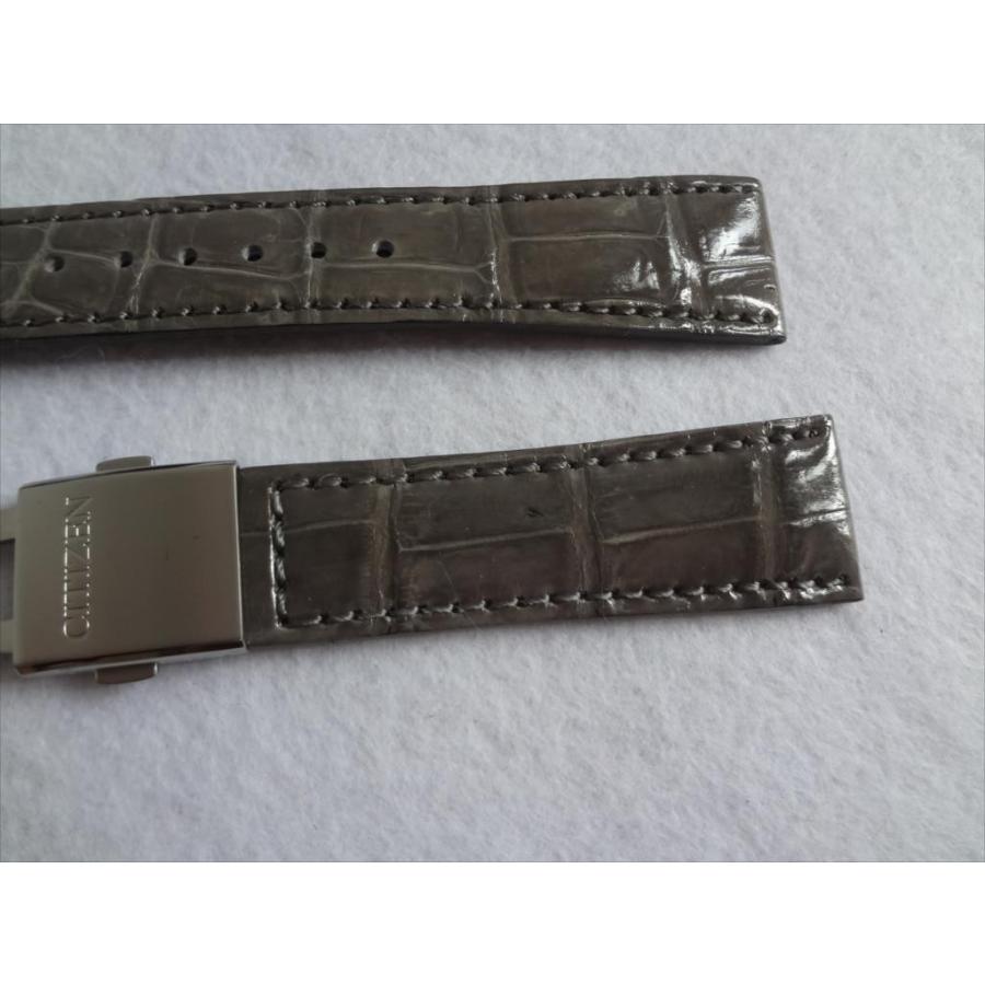 Citizen アテッサ 純正 21mm クロコダイルバンド AT8160-55H 用 レザー 腕時計ベルト Citizen クロコダイルバンド AT8160 55H レザー 腕時計ベルト