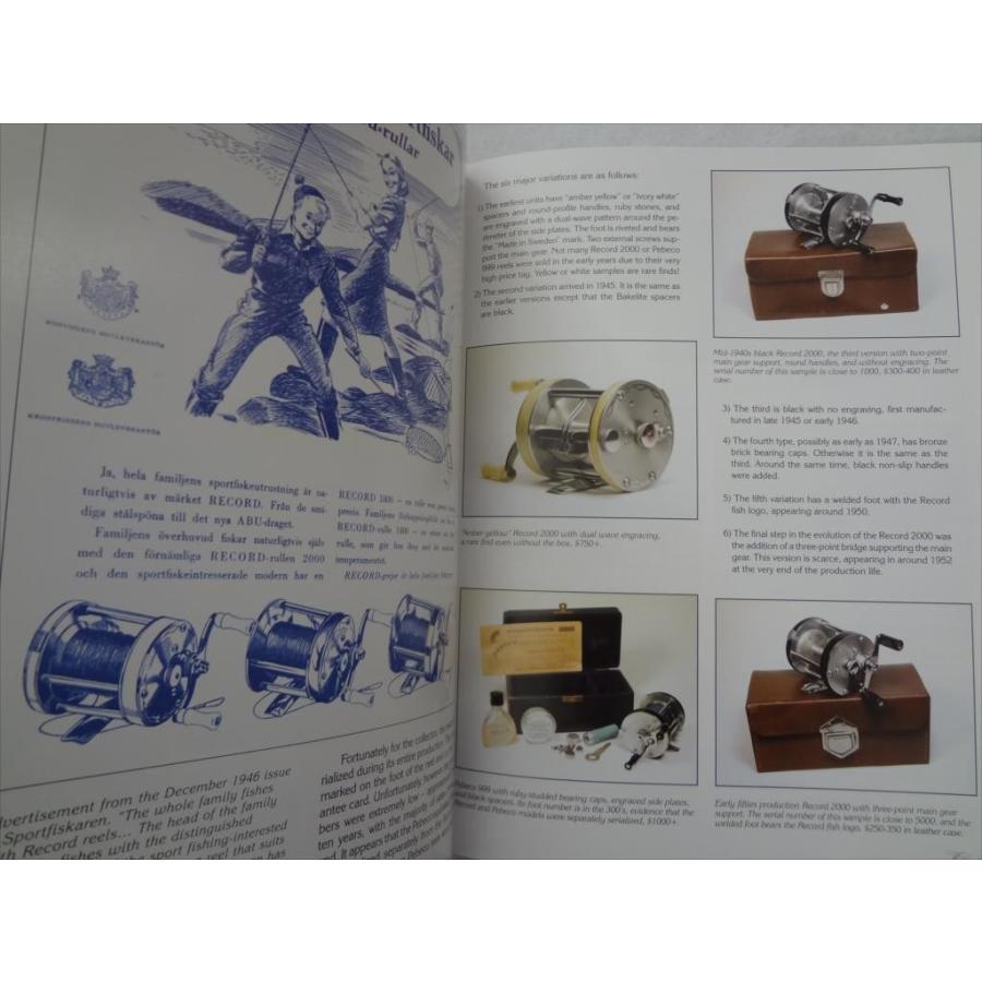 釣り洋書スウェーデンのヴィンテージ リールABU,Arjon,PebecoABU,Arjon
