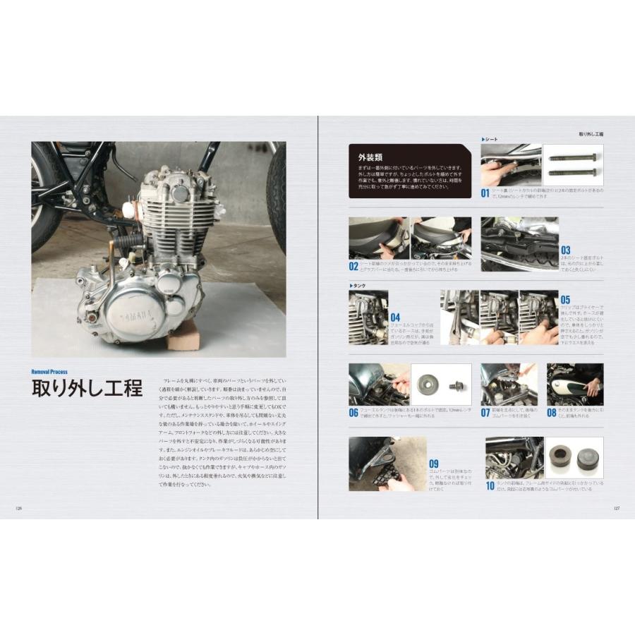 YAMAHA不動SRを自分で整備する本 初歩のメンテから全バラまで : パーツ