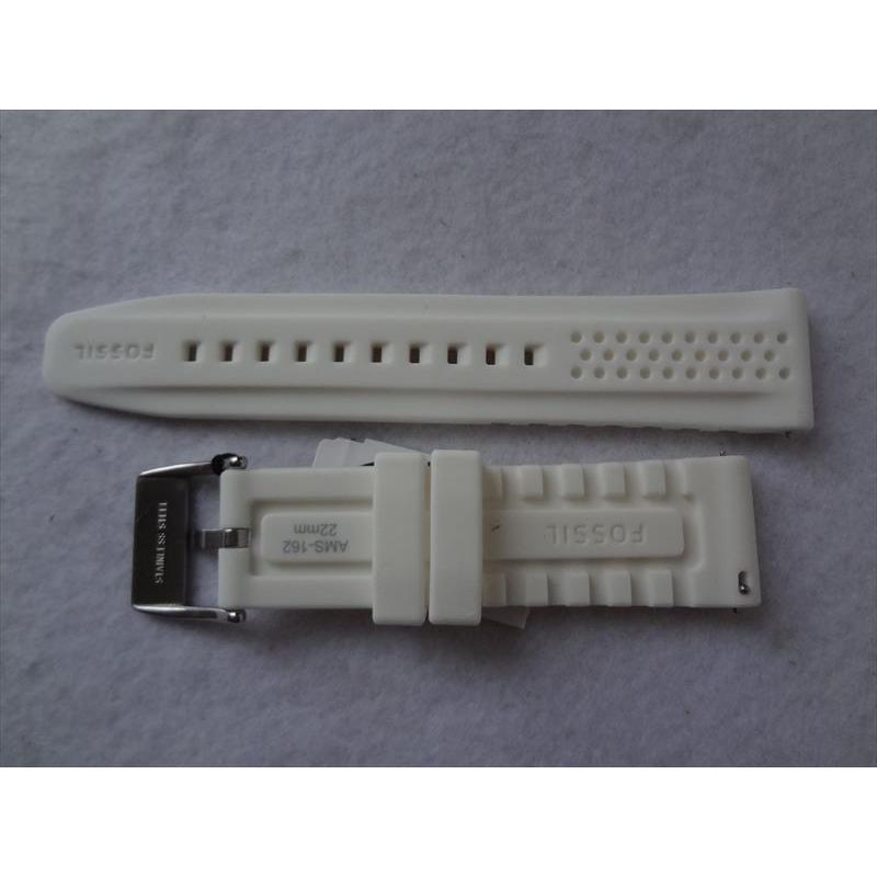 Fossil 純正 シリコンベルト 22mm 腕時計バンド 白 白色 ホワイト フォッシル |  | 01