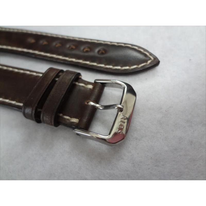 RIOS1931ニューヨークシェルコードバン22mmベルト バンド/モカ |  | 04