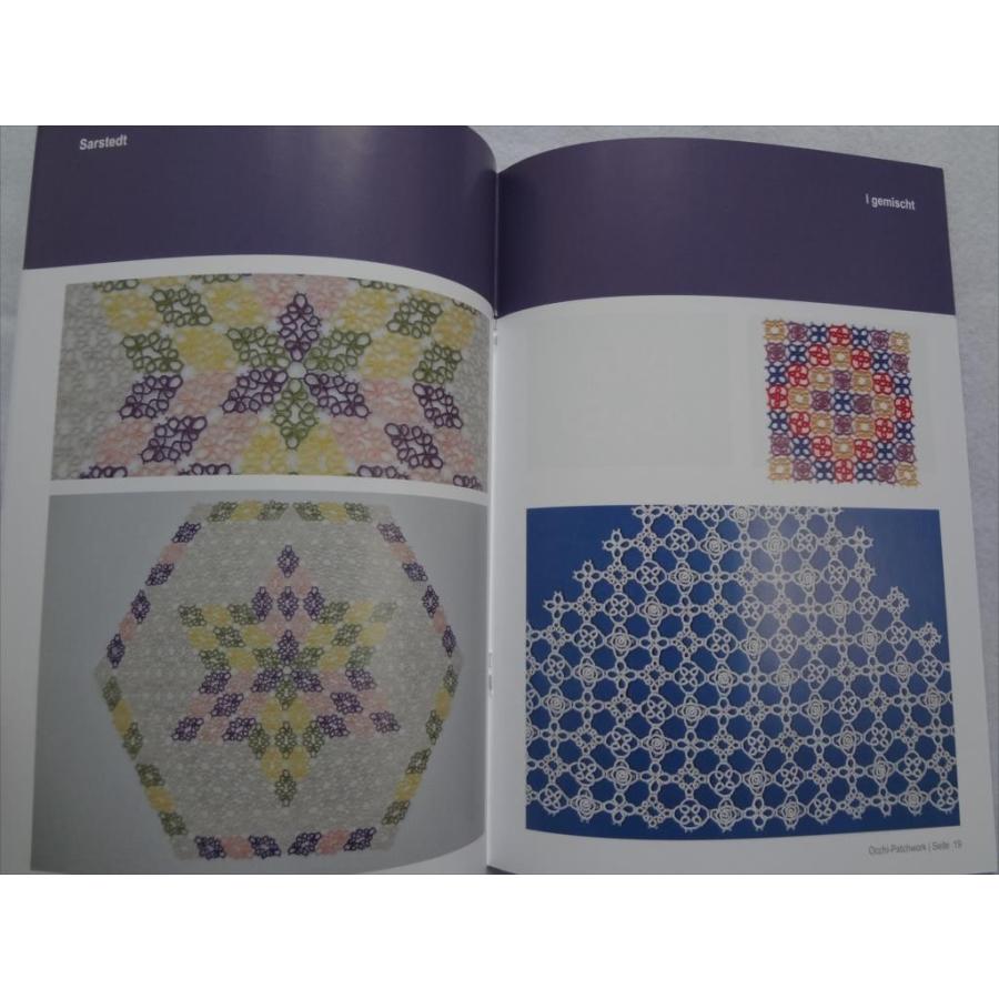 Tatting laceタティングレース洋書Occhi-Patchwork und mehr : パーツ