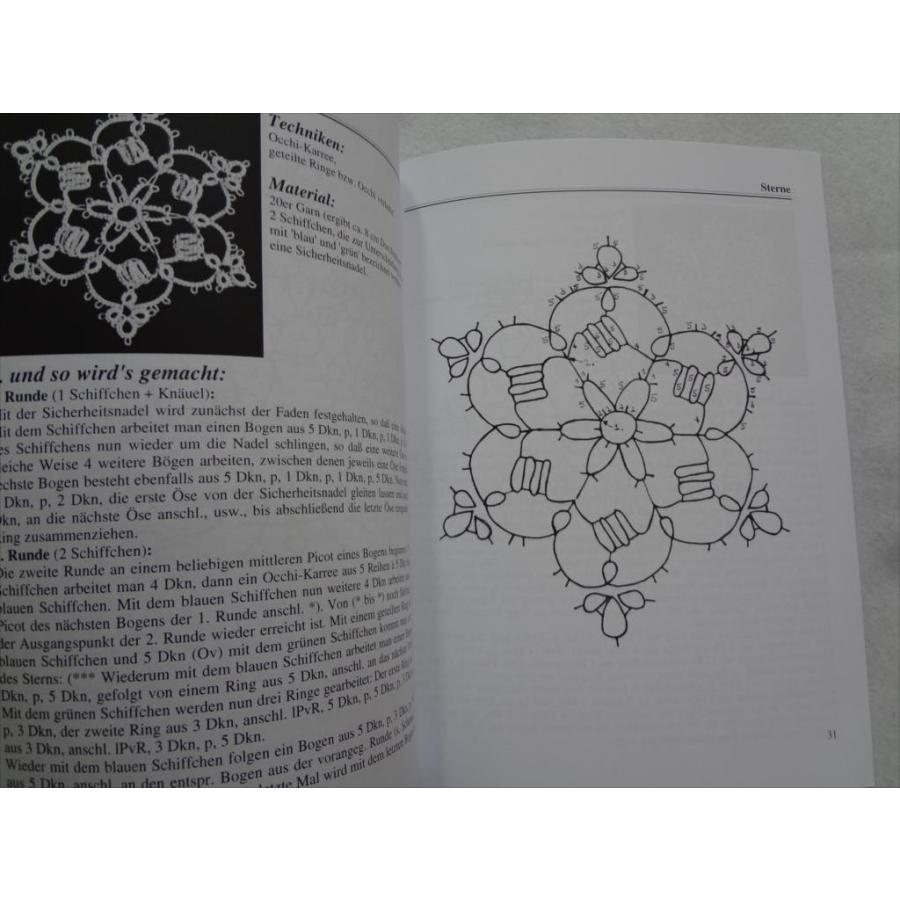 Tatting lace タティングレース 洋書 Occhi Mustersammlung : パーツ