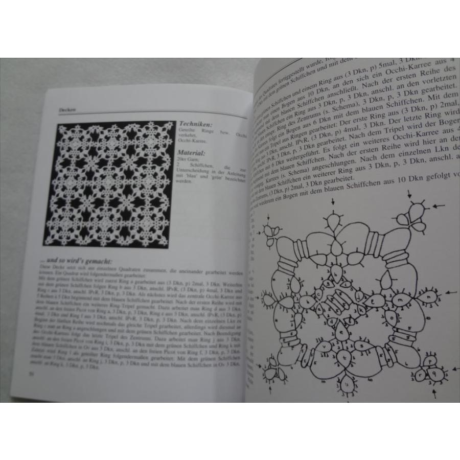 Tatting lace タティングレース 洋書 Occhi Mustersammlung : パーツ