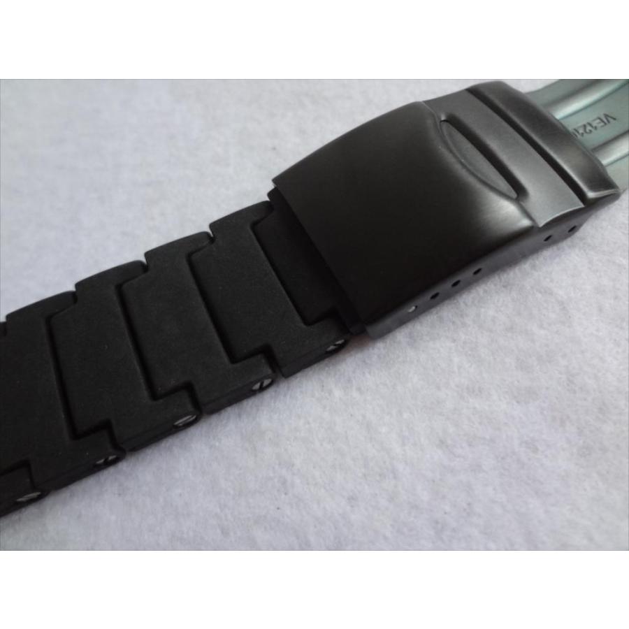 Cinturino Due Pezzi 23mm Cinturino Orologio In Gomma 23mm Per Luminox EVO 3050/3950 - Nero, Con Fibbia Acciaio Cinturino Sector - Foto 3