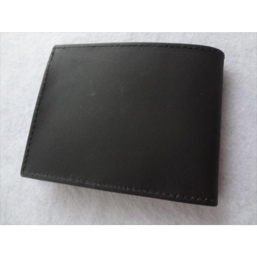 ALL-ETT 極薄財布 カード 札入れ Leather Sport Wallet 黒色 レザー