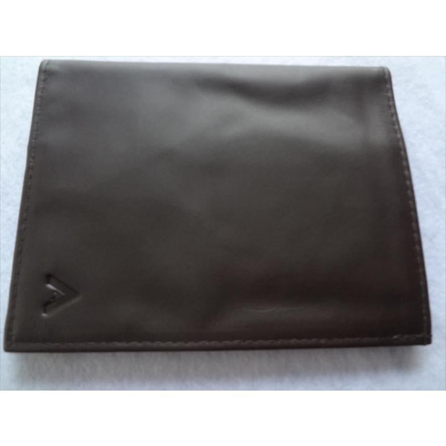 ALL-ETT 極薄財布 カード 札入れ Leather Original Wallet 茶色 レザー