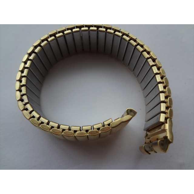エクステンション　ブレスレット　17mm ステンレス　時計用　未使用 Swatch 17mm 腕時計用ステンレスバンド 伸縮タイプ ベルト ゴールド色