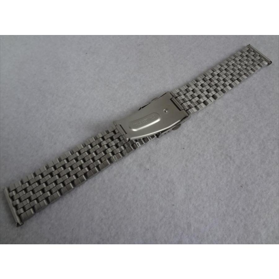Bear 腕時計バンド 22mm ステンレスベルト 7連 艶消しシルバーElegant Stainless Steel Band バックル:プッシュ式 |  | 01