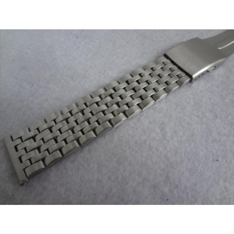 Bear 腕時計バンド 22mm ステンレスベルト 7連 艶消しシルバーElegant Stainless Steel Band バックル:プッシュ式 |  | 03